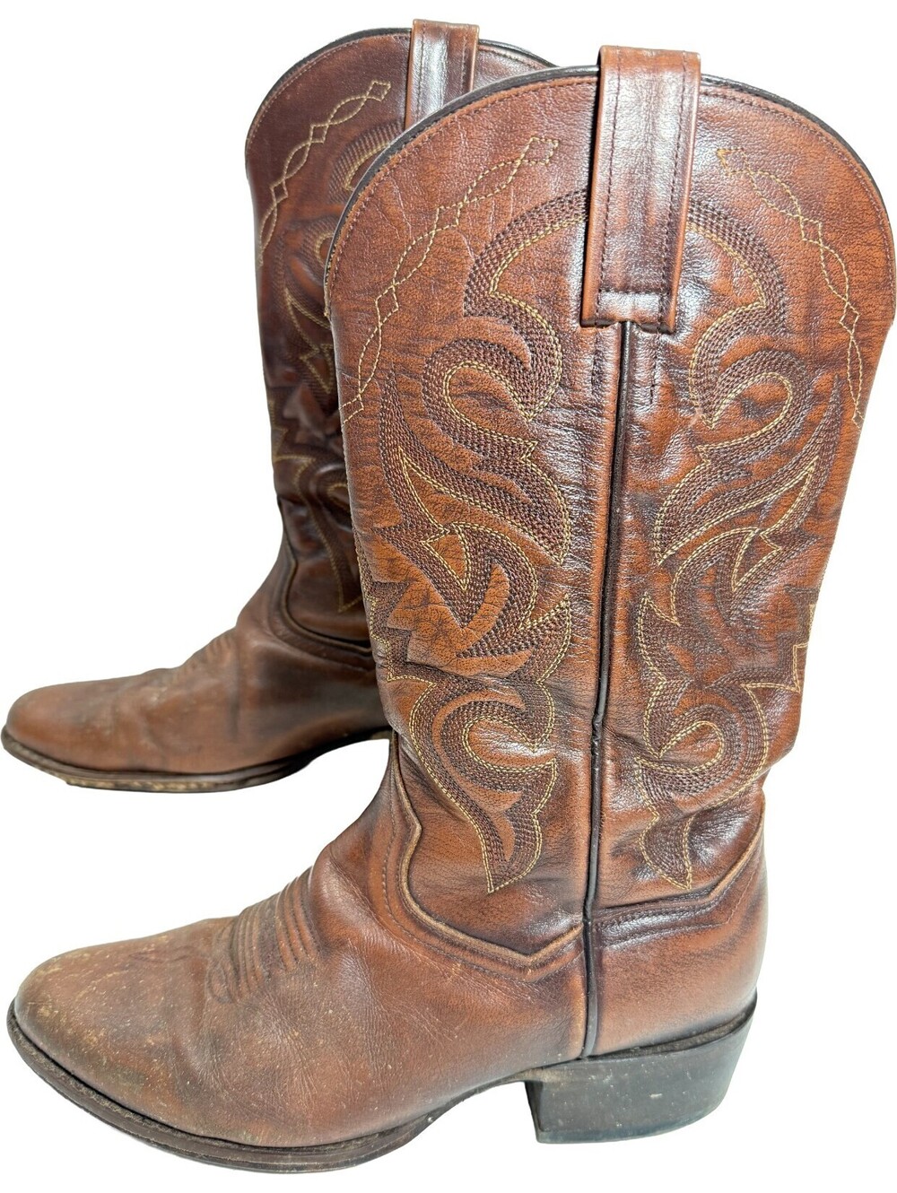 Dan Post Western Boots Mens Milwaukee Cowboy Tan Mignon Corona DP2111 Size 8.5 D
